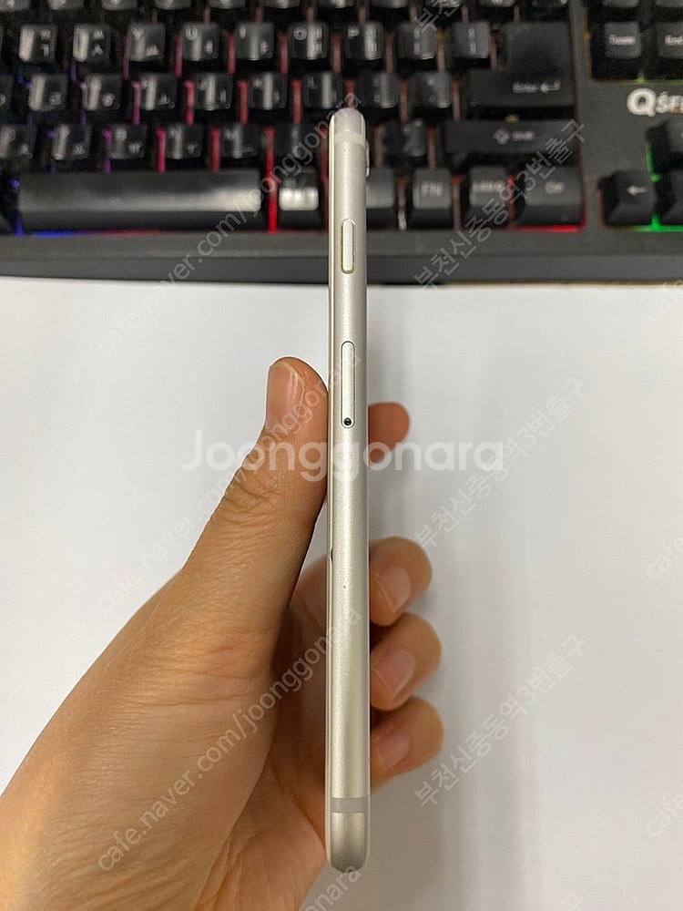 206081 아이폰6 실버 외관깔끔 64GB 배터리성능94% 인스타감성카메라 전용폰추천 8만 부천--5